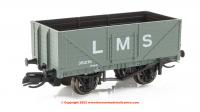 TTR-7003M Peco 7 Plank Open Wagon - number 351270 - LMS Grey